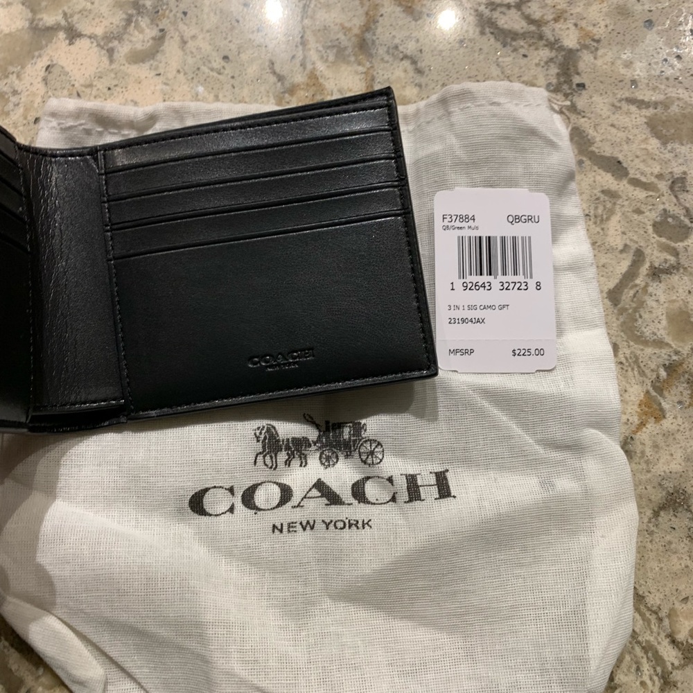 COACH men’s wallet brand new - Picture 2 of 2